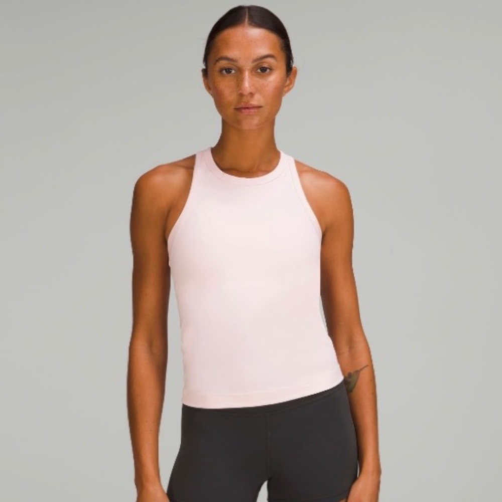 EUC 🍋 Lululemon Align Waist Length Racerback Tank Strawberry Milk